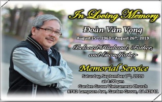 In Memory of Vong Doan